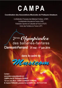 Lire la suite à propos de l’article Musicom 2014 : 2èmes Olympiades CAMPA et Concours National CFBF