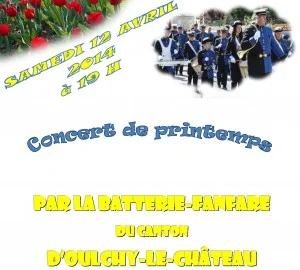Lire la suite à propos de l’article Concert de la BF d&rsquo;Oulchy le Château (02) le 12 Avril 2014