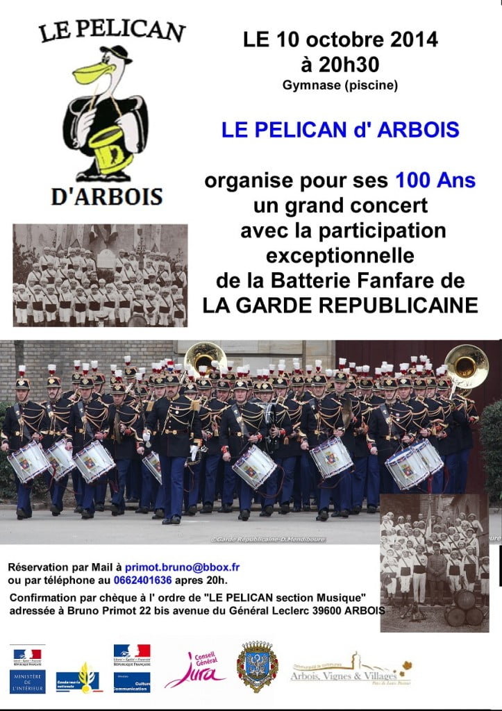Concert Pélican d'Arbois