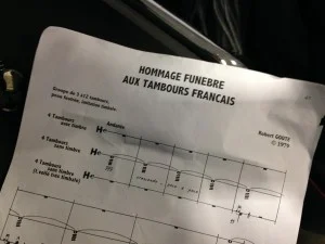 Lire la suite à propos de l’article Robert Goute : Hommage des tambours français