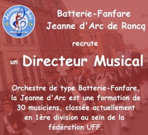 Lire la suite à propos de l’article La Batterie Fanfare de Roncq recrute