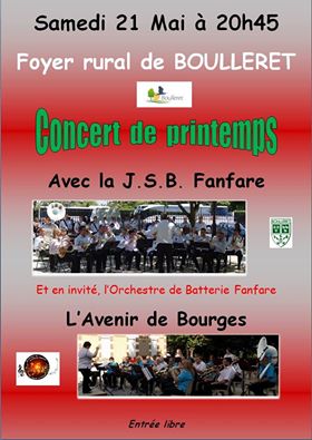 Affiche concert Boulleret