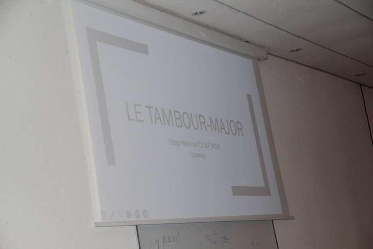 Présentation du métier de Tambour-Major par Julien Berezowski