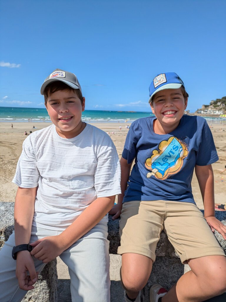 Des tourangeaux en Bretagne, Raphaël et Gabin