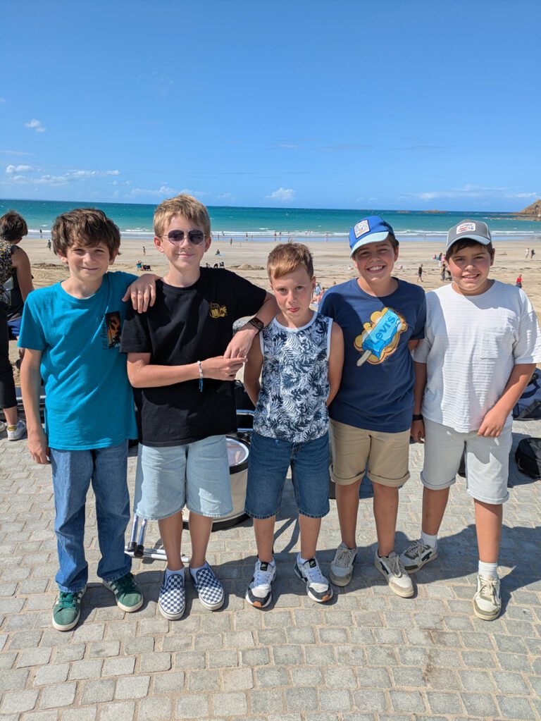Des stagiaires souriants…