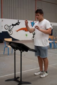 Maël à la direction de "Terre de Breizh“ de Christophe Grange